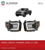 Car Headlights Performance Tundra 2014-2017, 2Pcs/Set Black