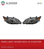Car Headlights Performance High Edition Es200 2012-2015, 2Pcs/Set Black+Clear