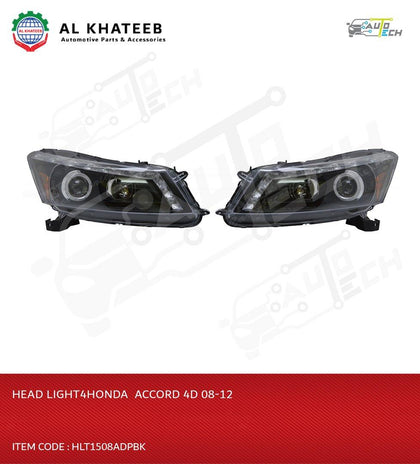 HEAD LIGHT4 ACCORD 4D 08-12-HLT1508ADPBK