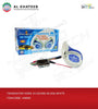 Universal Car 8 Sounds Transistor Horn 12V, 2Pcs/Set, Blue&White