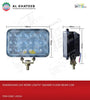 Shangshan LED Work Light4” Square Flood Beam 12W