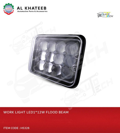 WORK LIGHT LED1*12W FLOOD BEAM