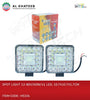 Spot Light 60W 41 LED 10.7x10.7X1.7CM 2PCS/Pair Square