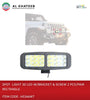 Universal Car & Motor LED Spot Light Bar White 30LED DC 12V 30000 Hours Life, Black Plastic Housing 1PC