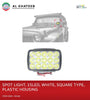 SPOT  LIGHT,  15LED, WHITE, ,SQUARE TYPE,  PLASTIC HOUSING  W/BRACKET AND SCREW