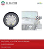 Universal Car 4Inch Fog Spot Light 9 LED White Color Round Mini Type 27W, Black Plastic Housing 12V 105X105Cm