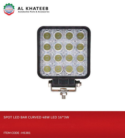 SPOT LED BAR CURVED 48W LED 16*3W