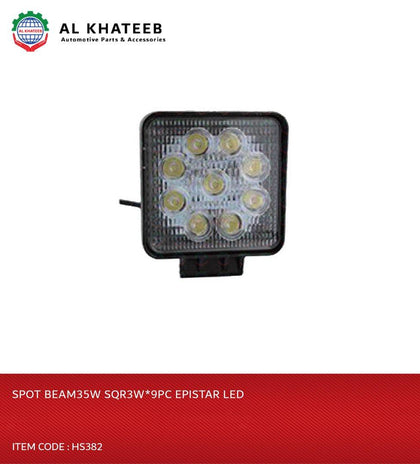 SPOT BEAM35W SQR3W*9PC EPISTAR LED