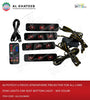 4 Pieces Atmosphere Projector For All Cars Star Lights Car Seat Bottom Light - Mix Color