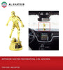 CAR INTERIOR DECORATION SOCCER DECORATION,126 GOLDEN