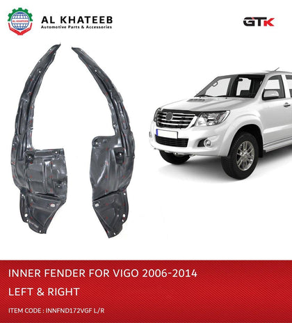 GTK Car Front Fender Liner Inner Hilux Vigo 2012-2014, Right Position