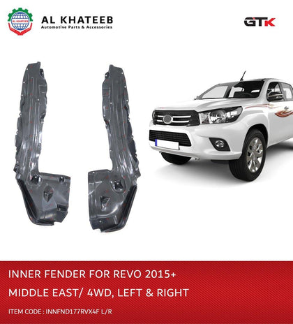 GTK Car Front Fender Liner Inner Hilux Vigo 2015-2020, Left Position, 4Wd, Middle East Version