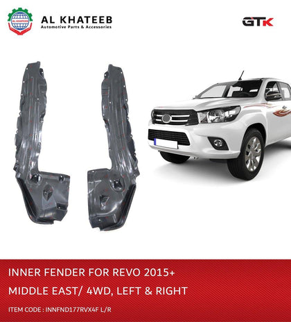 GTK Car Front Fender Liner Inner Hilux Vigo 2015-2020, Right Position, 4Wd, Middle East Version