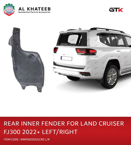 GTK Car Rear Fender Liner Inner Land Cruiser Lc300 2022+, Right Position