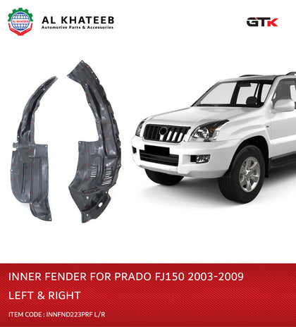 GTK Car Front Fender Liner Inner Prado FJ120 2016-2021, Right Position