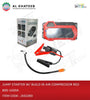 Jump Starter with builtin Air Compressor Red 800-1600 A