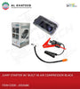 Jump Starter with Builtin Air Compressor Black
