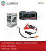 Jump Starter with Builtin Air Compressor Black 1000-2000A
