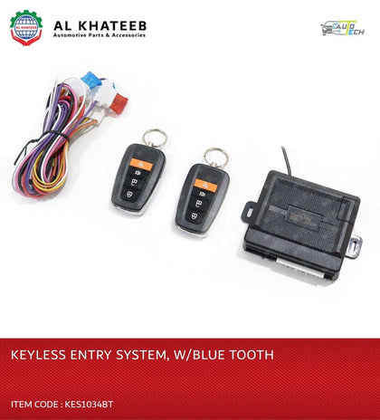 Al Khateeb Universal Car Keyless Entry System With Truck Release And Car Finder With Bluetooth Smart App Android And Ios - Kes1034Bt