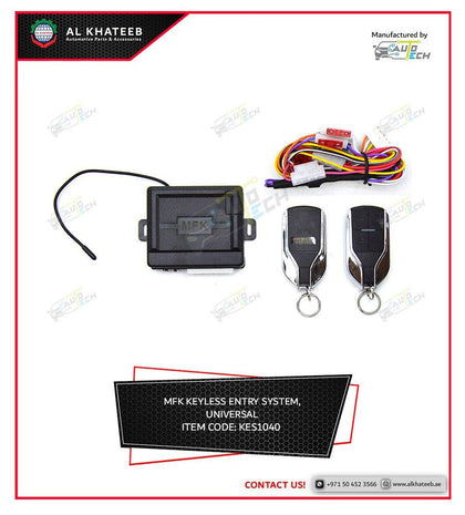 Mfk Auto Keyless Entry System With Trunk Release And Car Finder