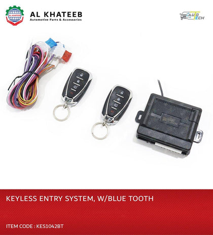 Al Khateeb Universal Car Keyless Entry System With Truck Release And Car Finder With Bluetooth Smart App Android And Ios - Kes1042Bt
