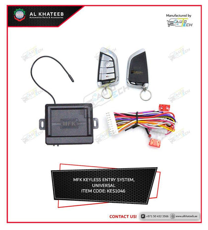Al Khateeb Mfk Universal Car Keyless Entry System With Truck Release And Car Finder - Kes1046