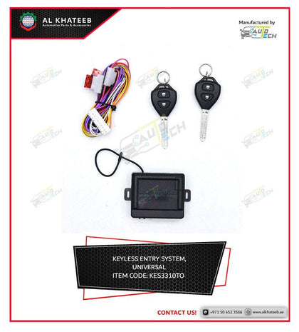 Al Khateeb Toyota Universal Car Keyless Entry System With Truck Release And Car Finder - Kes3310To