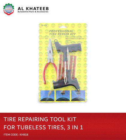 TIRE REPAIRING TOOL KIT 3 IN 1 KH818