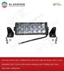 AutoTech Spotlight Combination LED Light Bar Off-Road Light 12-24V Warning Light 12LED Ultra-Thin Flashing Light Strobe Light 36W