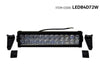 AutoTech Spotlight Combination LED Light Bar Off-Road Light 12-24V Warning Light 24LED Ultra-Thin Flashing Light Strobe Light 72W