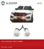 AutoTech Universal Car/Motorcycle Eagle Eye Flash Light 12V LED Strobe Lights Warning Brake, 2Pcs/Pair Amber