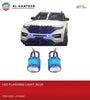 AutoTech Universal Car/Motorcycle Eagle Eye Flash Light 12V LED Strobe Lights Warning Brake, 2Pcs/Pair Blue