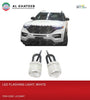 AutoTech Universal Car/Motorcycle Eagle Eye Flash Light 12V LED Strobe Lights Warning Brake, 2Pcs/Pair White