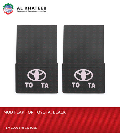 Universal Car Fits Splash Mud Flaps Front Or Rear Guards, 2Pcs/Set Black, Soft Rubber