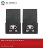 Universal Car Fits Splash Mud Flaps Front Or Rear Guards, 2Pcs/Set Black, Soft Rubber