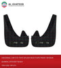 Car Fits Splash Mud Flaps Front Or Rear Guards, 2Pcs/Set Black