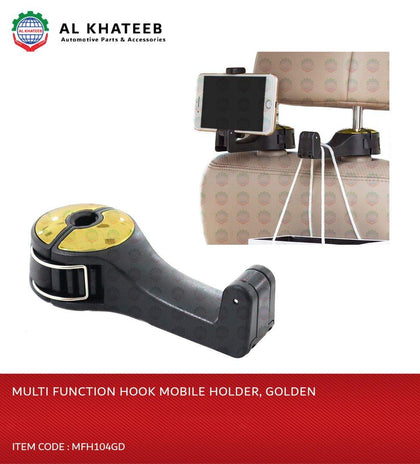 MULTI FUNCTION HOOK MOBILE HOLDER GOLDEN