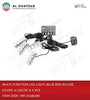 Multi Function LED Light Blue Red with Line Cover 4LED/PC X 4 PCS
