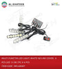 Multi Function LED Light White with Line Cover 6PCS LED x 1Q/PC x 4PCS