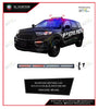 AutoTech Emergency Dash Strobe Light 4 Led Light Warning Hazard Flashing Light Bar, 60X4.5X4Cm Blue, White And Red