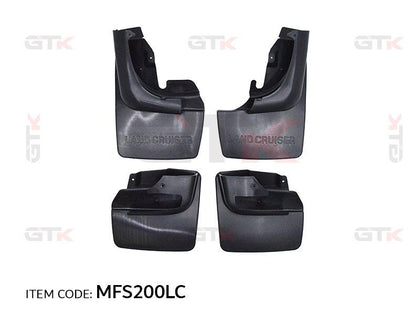 GTK Car Front & Rear Mud Flaps Splash Guard Kit Defender 2020+, 4PCS/Set Black With England Flag