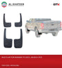 GTK Car Front & Rear Mud Flaps Splash Guard Kit Ranger T9 2023+, 4PCS/Set Black