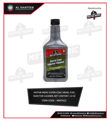 MOTOR MEDIC SUPER CONC DIESEL FUEL INJECTOR CLEANER 12OZ(12/CASE)