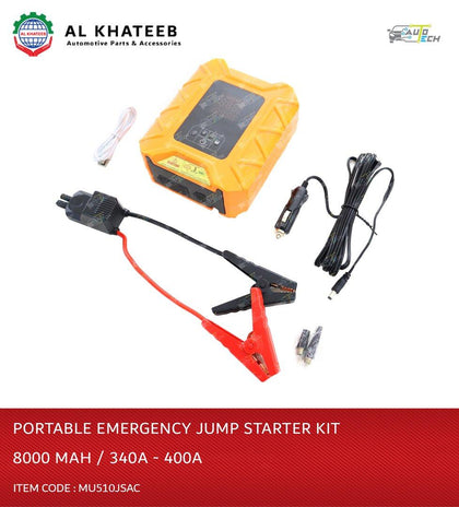 Multi Use Jump Started Portable Emergency Kit 8000MAH 340A-400A
