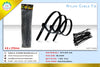 Al Khateeb Sports Design Car Zip Ties, 100 Pcs 4.8X370Mm Cable Tie, Adjustable Durable Self Locking Nylon Zip Cable Ties, Silver