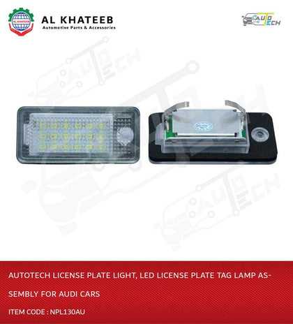 License Plate Light, LED License Plate Tag Lamp Assembly For Audi Cars