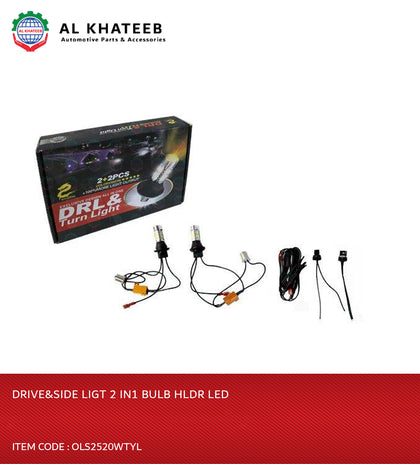 DRIVE&SIDE LIGT 2 IN1 BULB HLDR LED