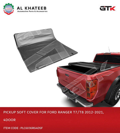 Pickup Soft Cover for Ranger T7/T8 2012-2021 Models, 4 Door