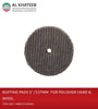 Buffing Pads 5''/127mm  for Polisher Hard & Wool