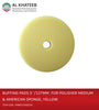 Buffing Pads 5''/127mm  for Polisher Medium & American Sponge, Yellow
